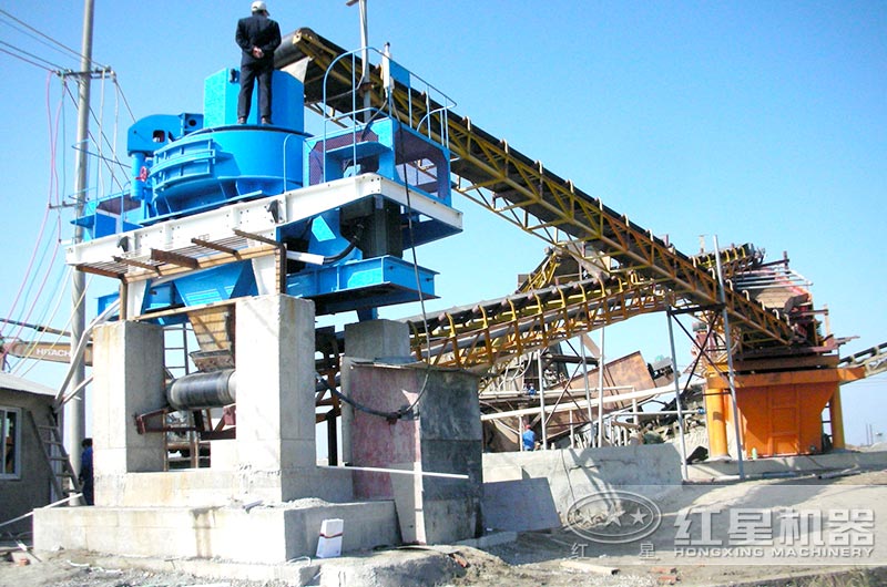 制砂生產(chǎn)線上的制砂機 制砂生產(chǎn)線上的制砂機