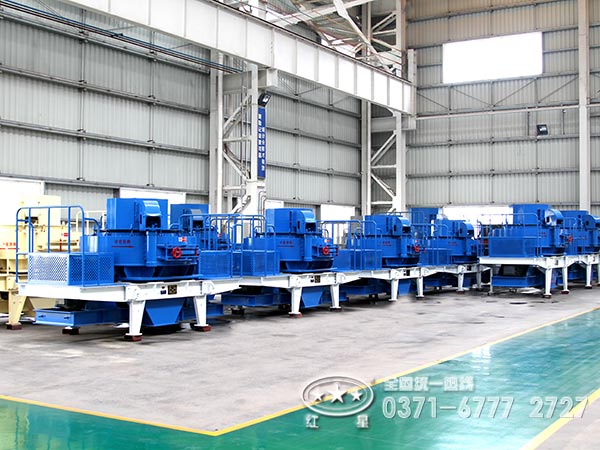 河卵石制砂機廠家車間一腳 河卵石制砂機廠家車間一腳