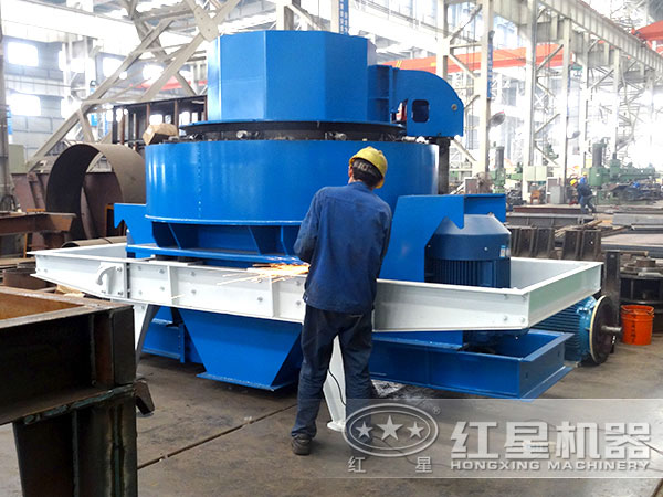 鵝卵石制砂機(jī)生產(chǎn)車間 鵝卵石制砂機(jī)生產(chǎn)車間