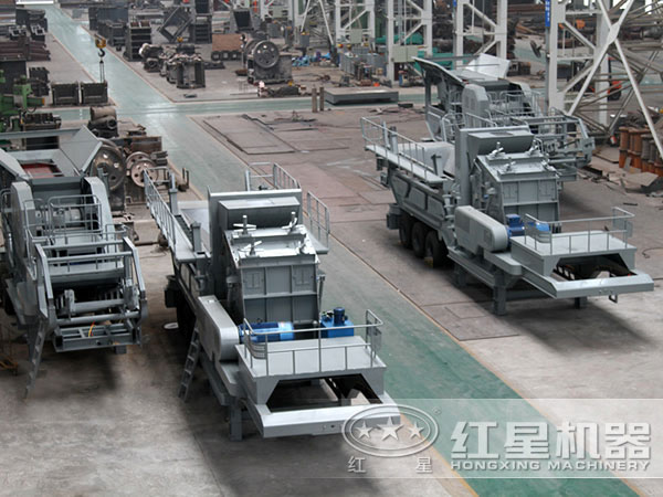 移動(dòng)式制砂機(jī)生產(chǎn)車間 移動(dòng)式制砂機(jī)生產(chǎn)車間
