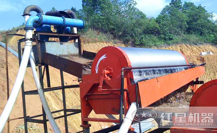 錳礦磁選生產(chǎn)線現(xiàn)場(chǎng) 錳礦磁選生產(chǎn)線現(xiàn)場(chǎng)