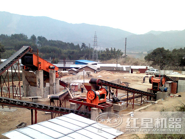 機制砂生產(chǎn)線安裝現(xiàn)場 機制砂生產(chǎn)線安裝現(xiàn)場