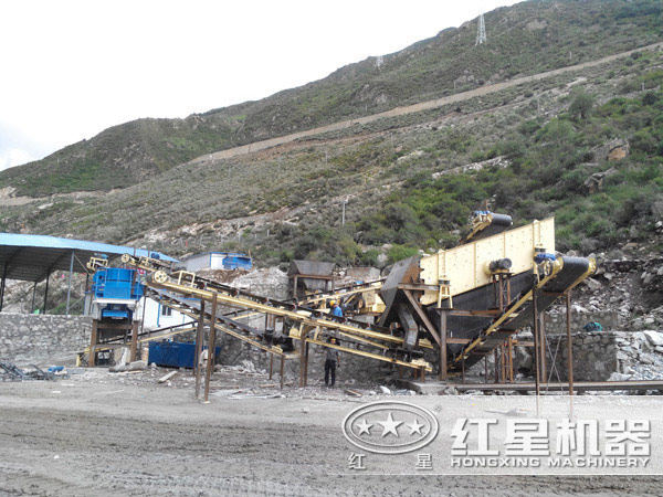 制砂機(jī)施工現(xiàn)場 制砂機(jī)施工現(xiàn)場