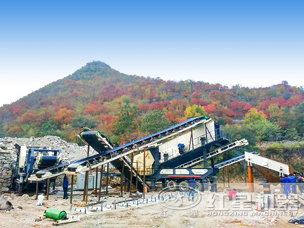 流動制砂機工作現場 流動制砂機工作現場