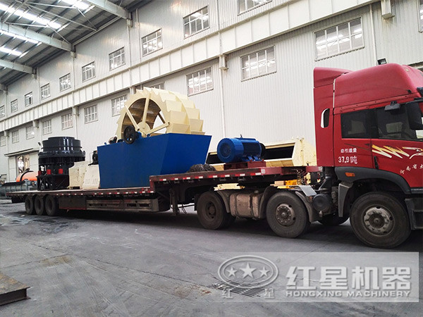 洗沙機(jī)發(fā)貨現(xiàn)場(chǎng) 洗沙機(jī)發(fā)貨現(xiàn)場(chǎng)