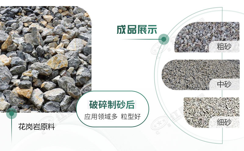 花崗巖制砂機效果 花崗巖制砂機效果