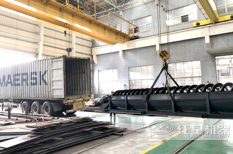 紅星螺旋式洗砂機發(fā)貨 紅星螺旋式洗砂機發(fā)貨