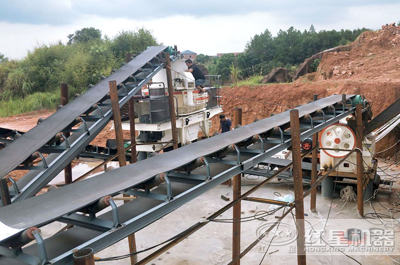 機制砂生產(chǎn)現(xiàn)場圖 機制砂生產(chǎn)現(xiàn)場圖