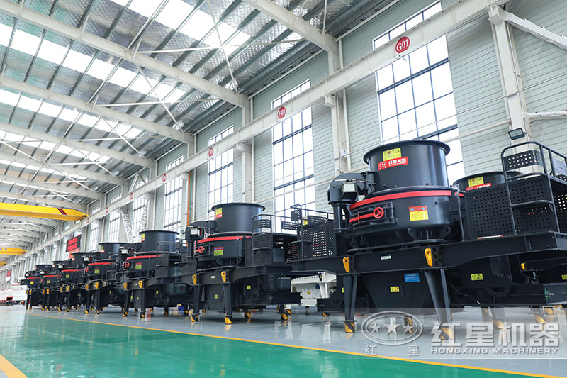 河卵石制砂設備車間展示 河卵石制砂設備車間展示