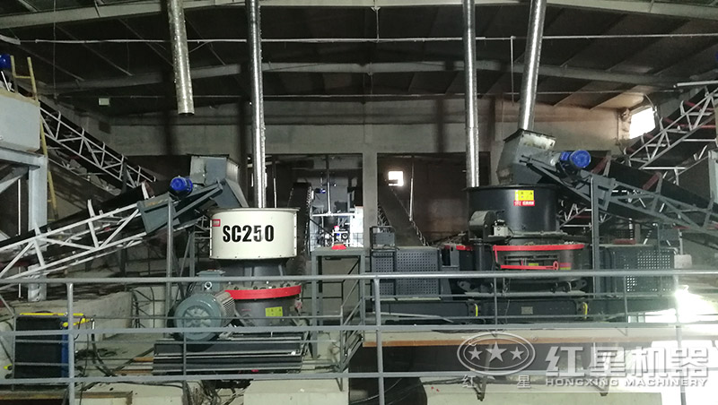 顎式破碎機+圓錐破碎機+沖擊式破碎機 顎式破碎機+圓錐破碎機+沖擊式破碎機